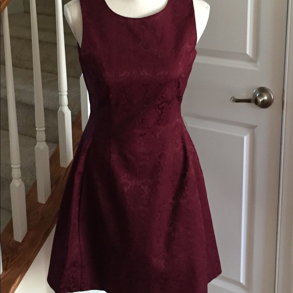 Eva Mendes Jaquard Dress